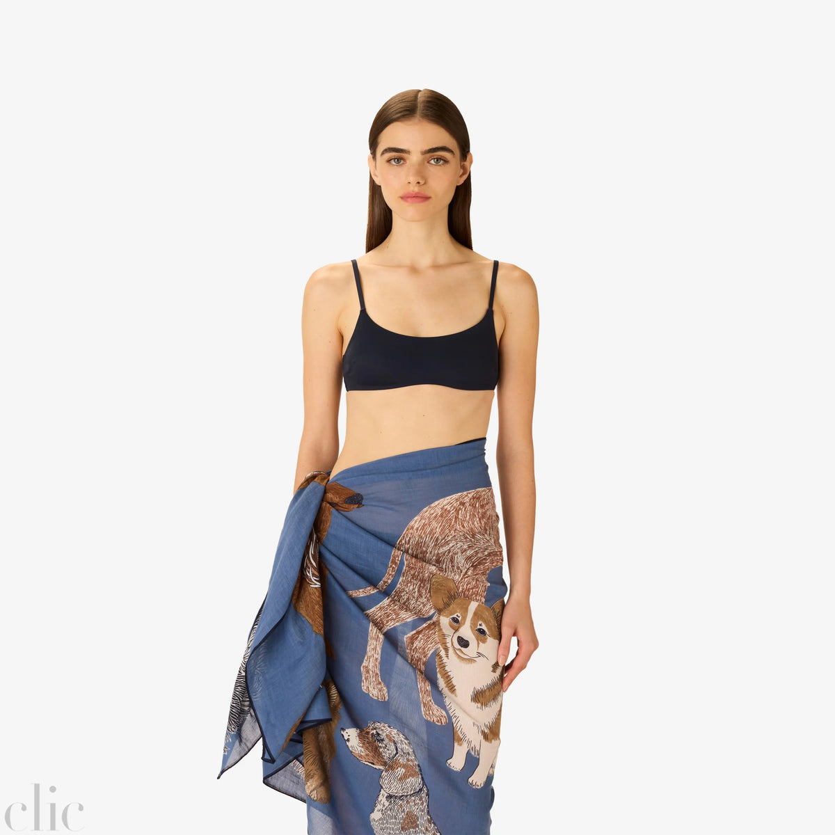 Toutou Scarf in Blue, from Inoui Editions