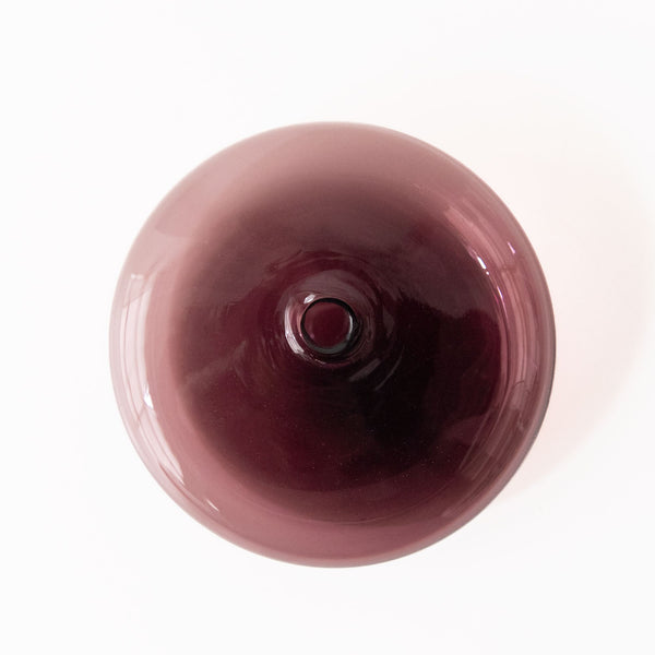 Big Gem Low Vase in Plum, from Gary Bodker Designs