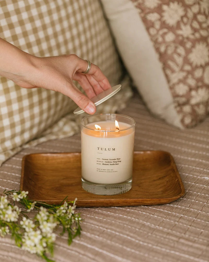 Tulum Escapist 2-Wick Candle, from Brooklyn Candle Studio