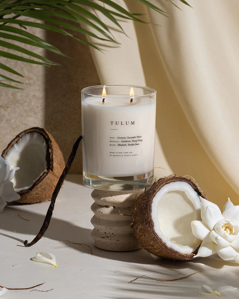 Tulum Escapist 2-Wick Candle, from Brooklyn Candle Studio