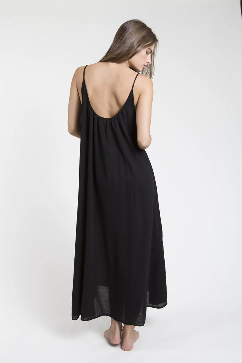 Tulum Naked Dress in Black, from 9 Seed