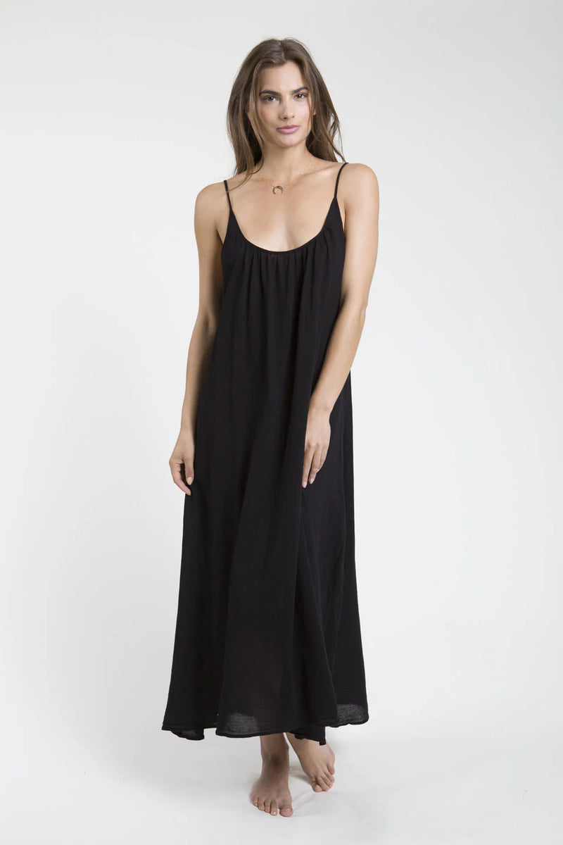 Tulum Naked Dress in Black, from 9 Seed