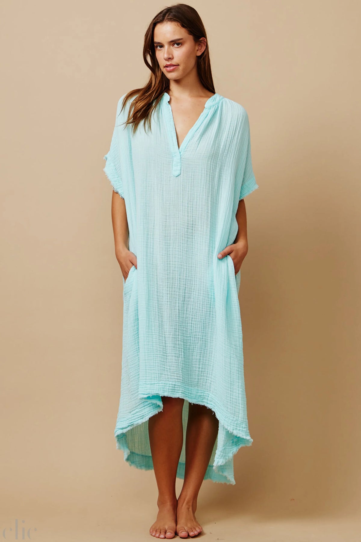 Tunisia Dress in Ocean, from 9 Seed