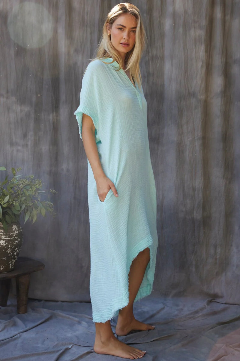 Tunisia Dress in Ocean, from 9 Seed