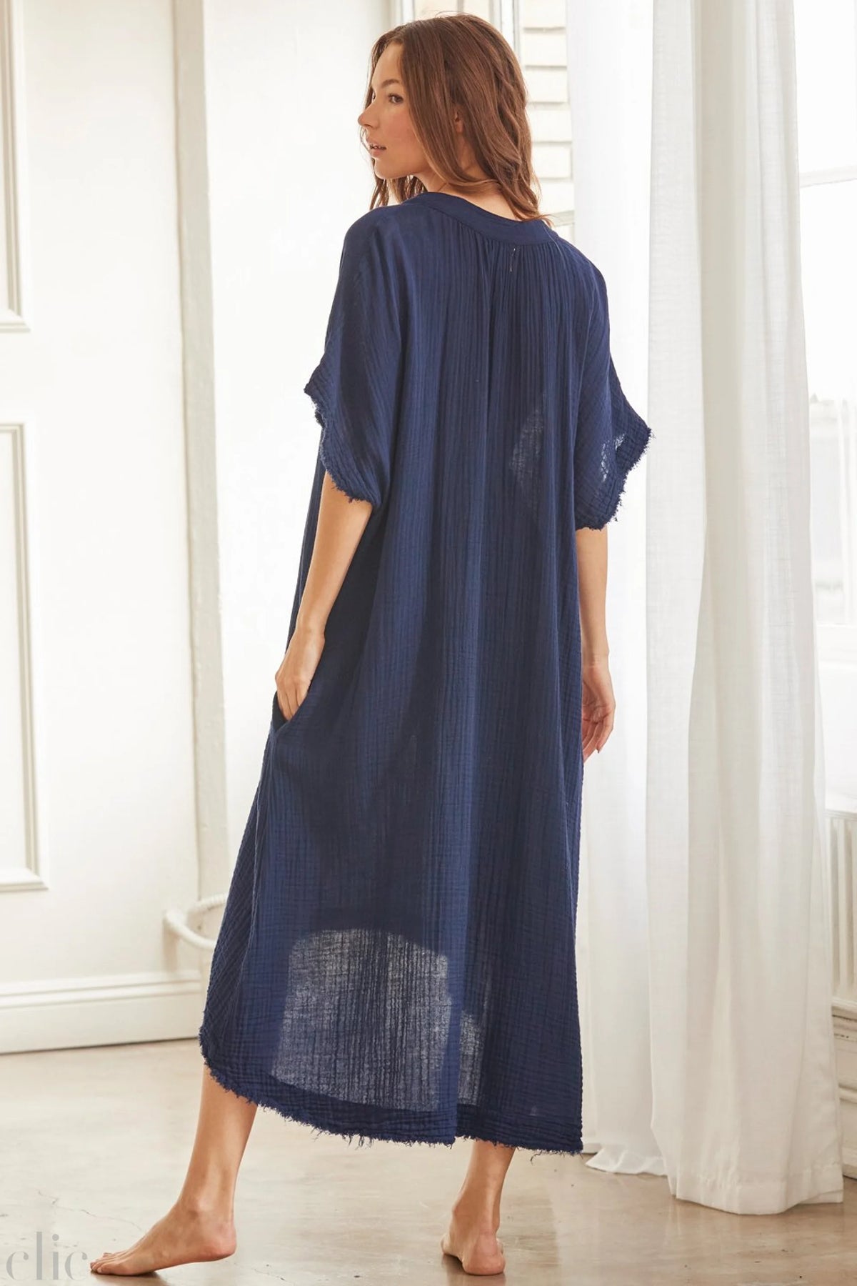 Tunisia Dress in Pacific, from 9 Seed