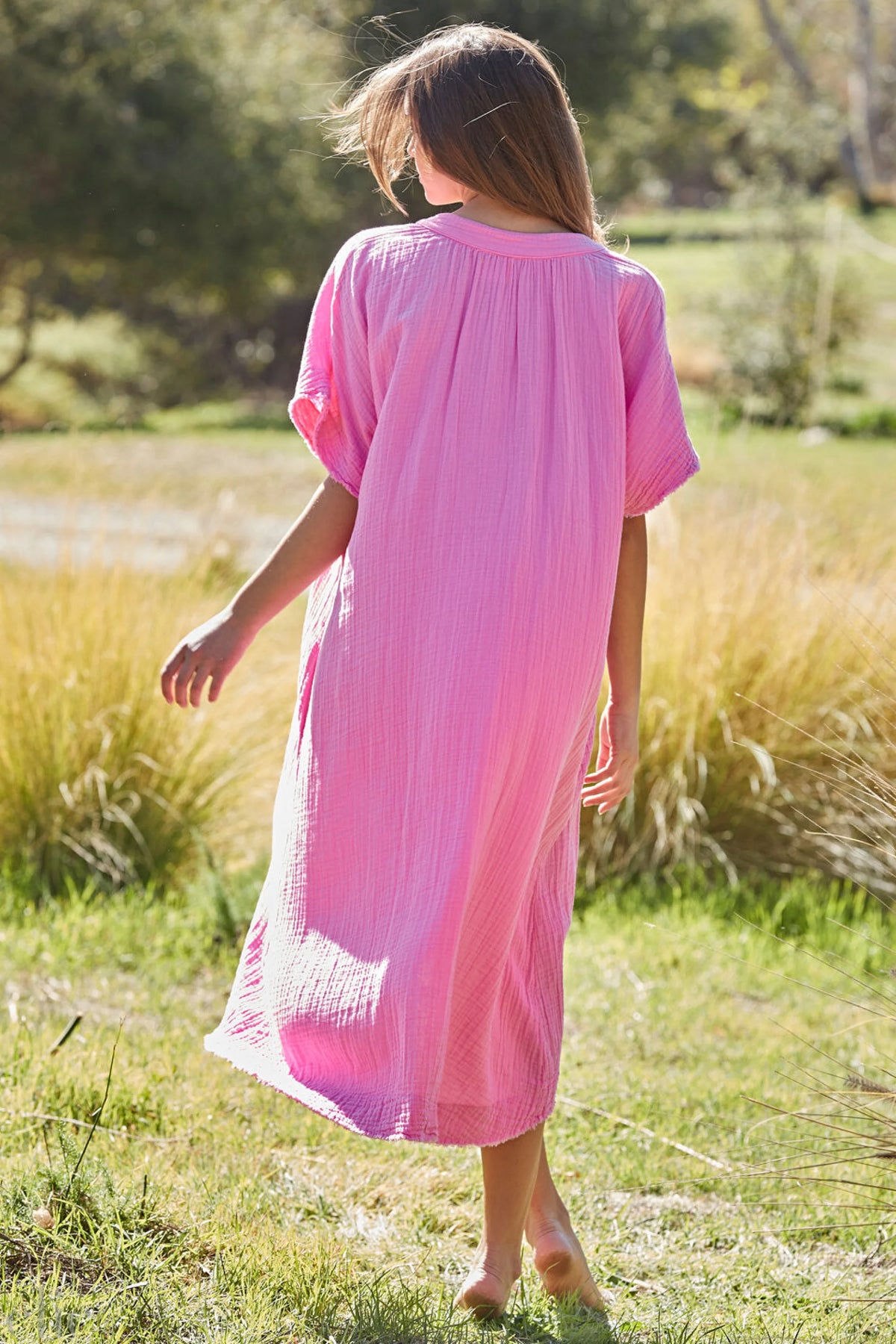 Tunisia Dress in Peony, from 9 Seed