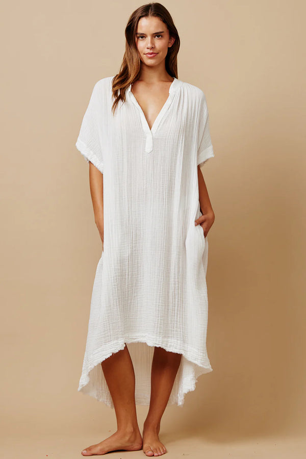 Tunisia Dress in White, from 9 Seed