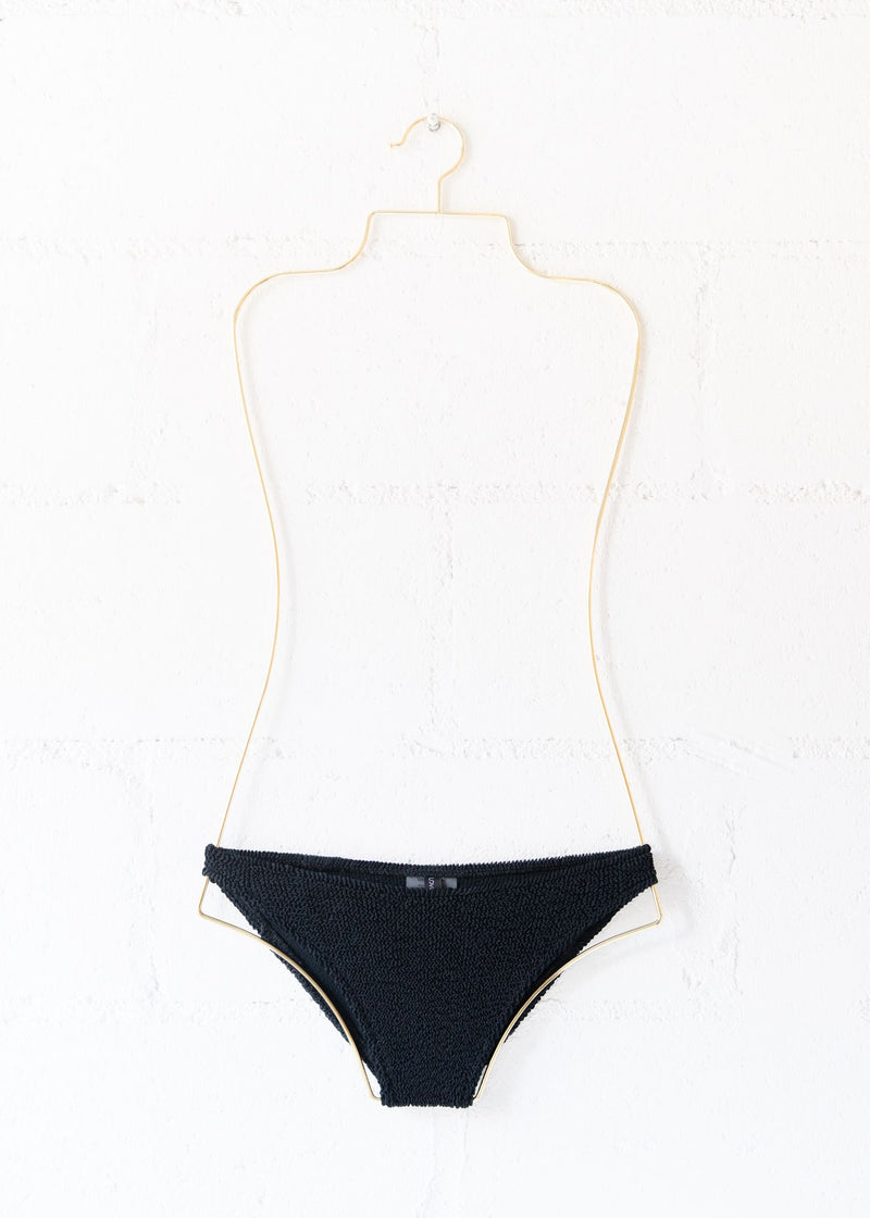 Palma Seamless bikni Bottom in Black, from Love & Bikinis