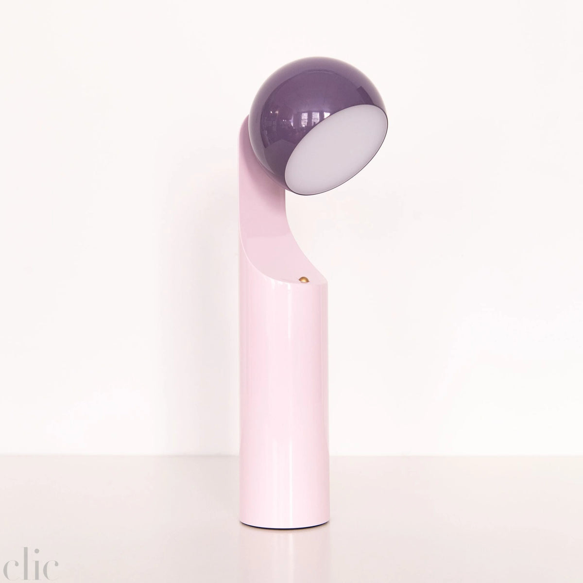Portable Reading Lamp in Purple and Pink