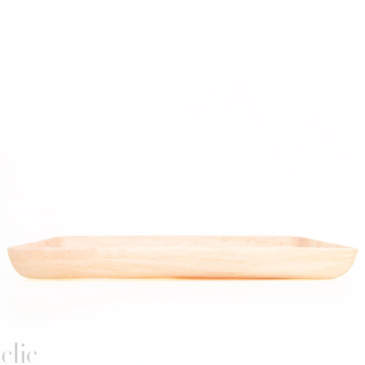 Large Rectangular Tray in Blush Swirl, from Nashi Home