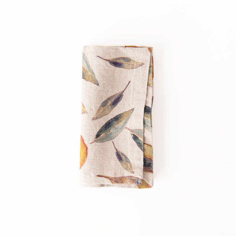 Golden Fall Set of 2 Napkins 20x20, from Linen Tales