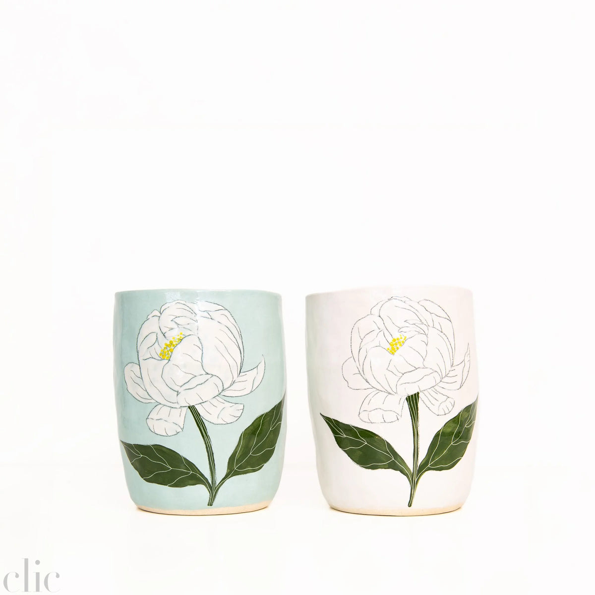 Small Flower Vase in White, from Gemma Orkin