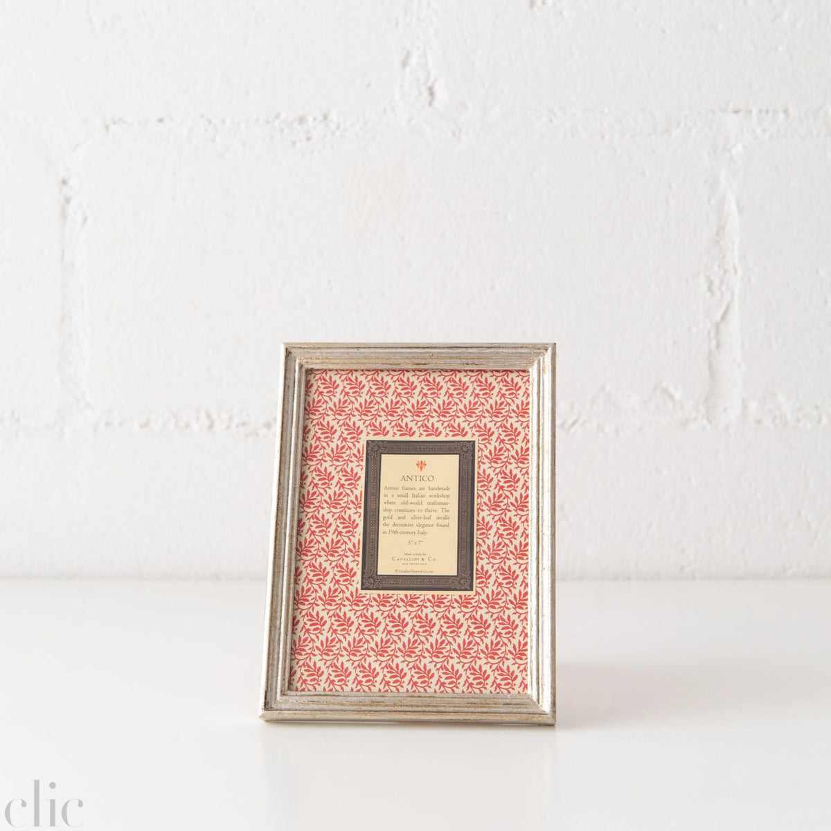 5" x 7" Florentine Frame in Antico Silver
