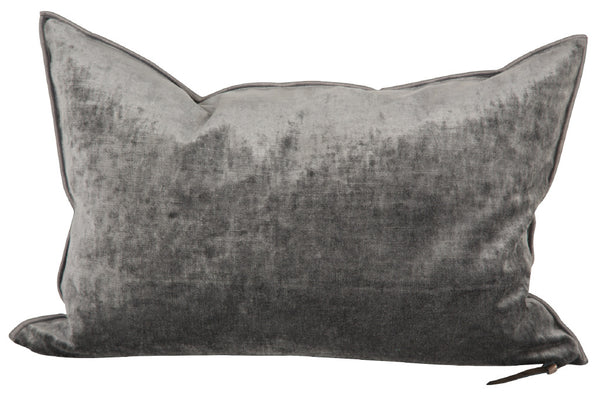 Velvet Pillow 16x24 Anthtacite, from Maison De Vacances