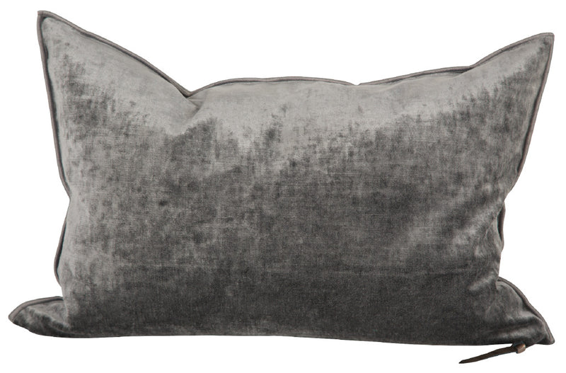 Velvet Pillow 16x24 Anthtacite, from Maison De Vacances
