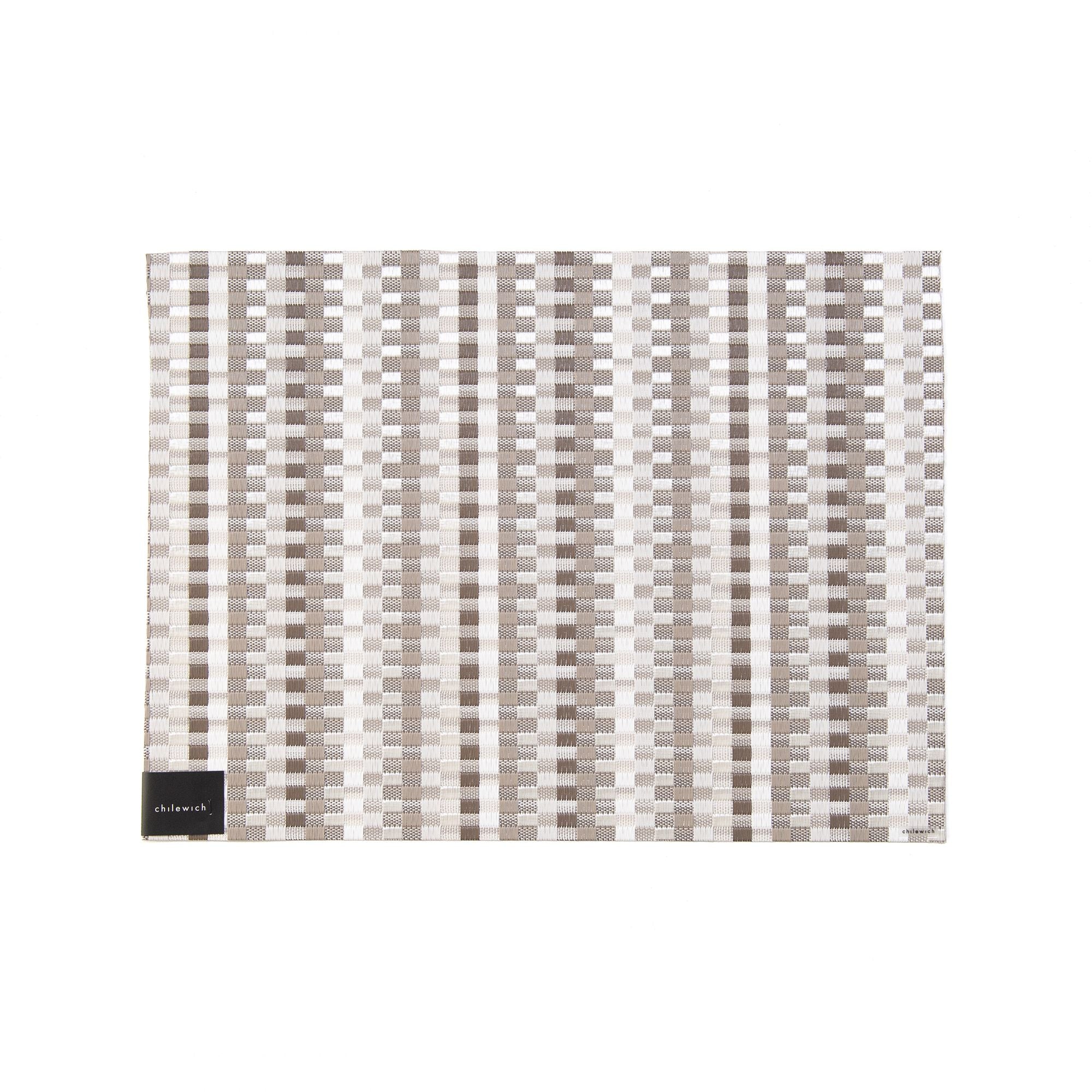 Heddle Tablemat in Pebble, from Chilewich