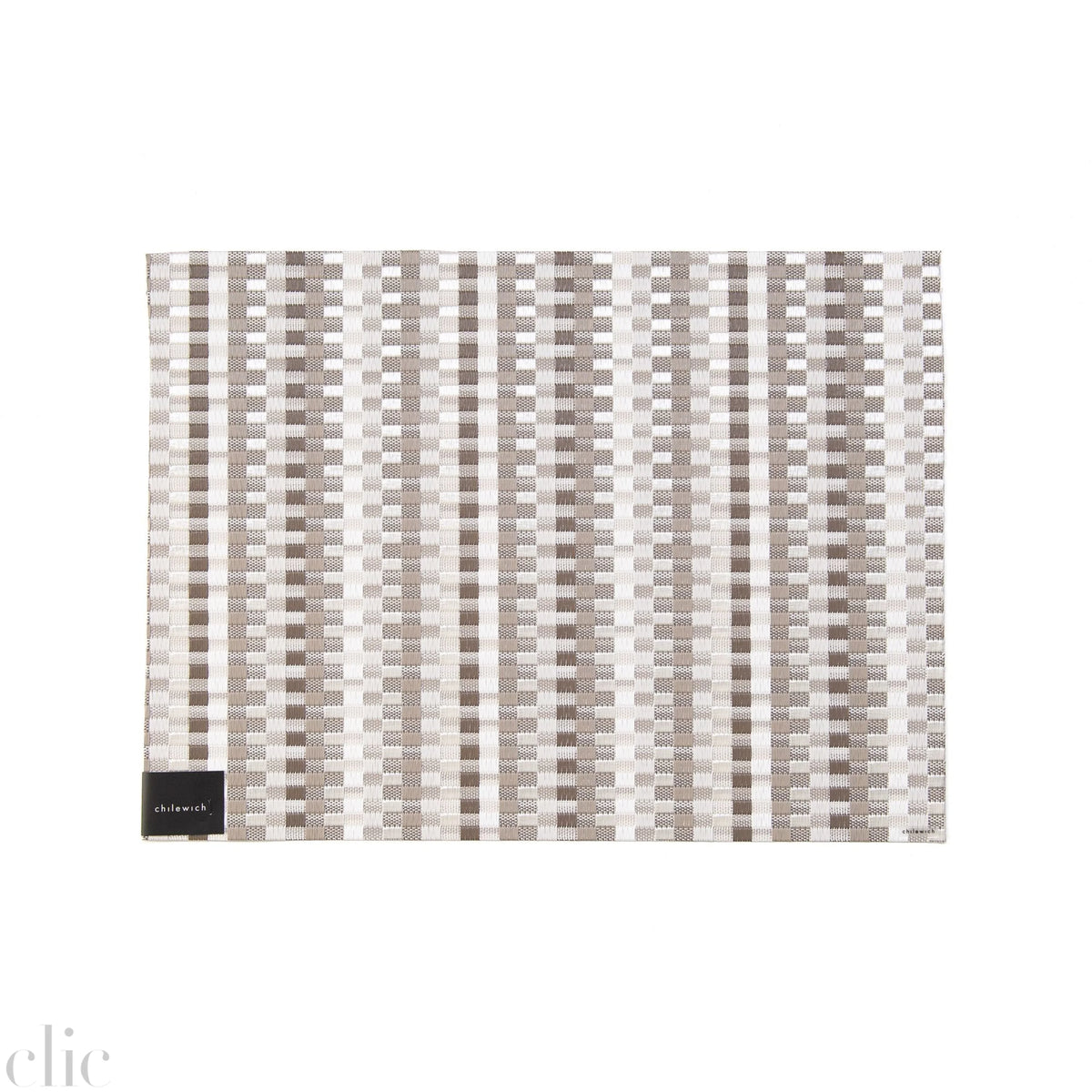 Heddle Tablemat in Pebble, from Chilewich