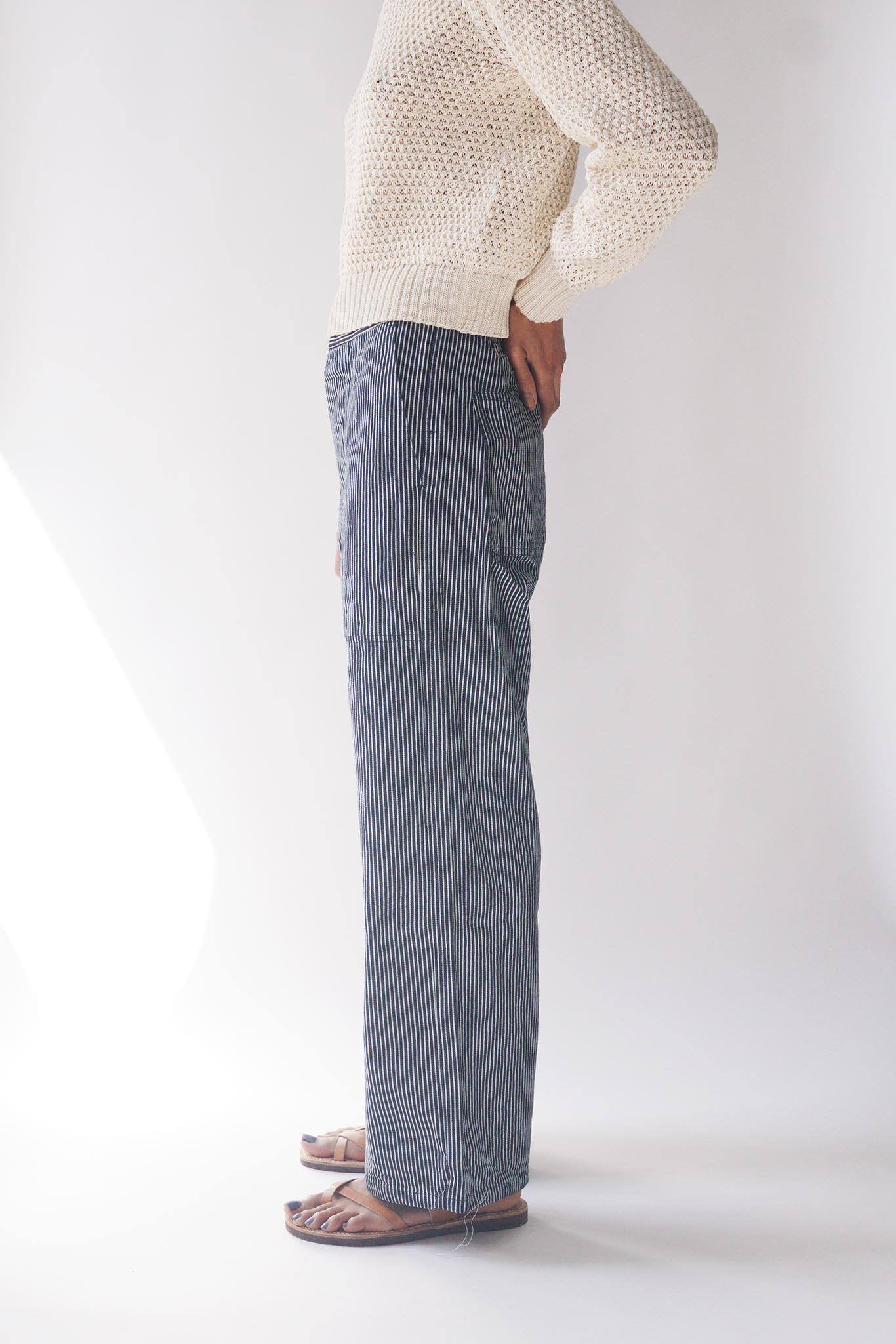 Sailor Pants in RR Stripe, from Uqnatu