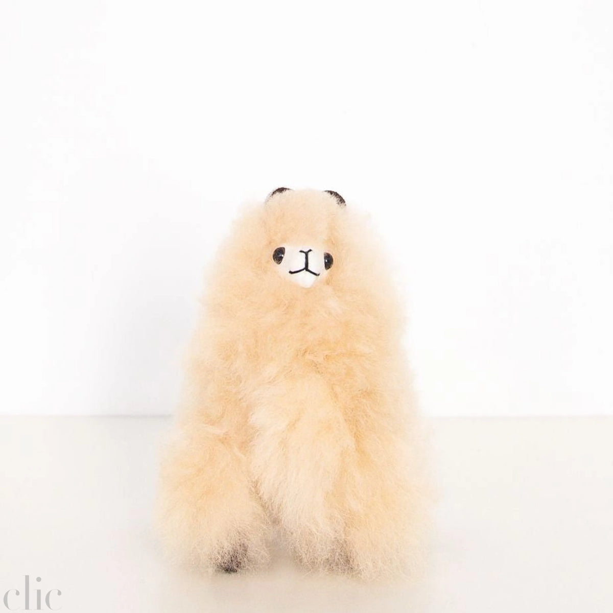 Extra Small Plush Alpaca in Beige