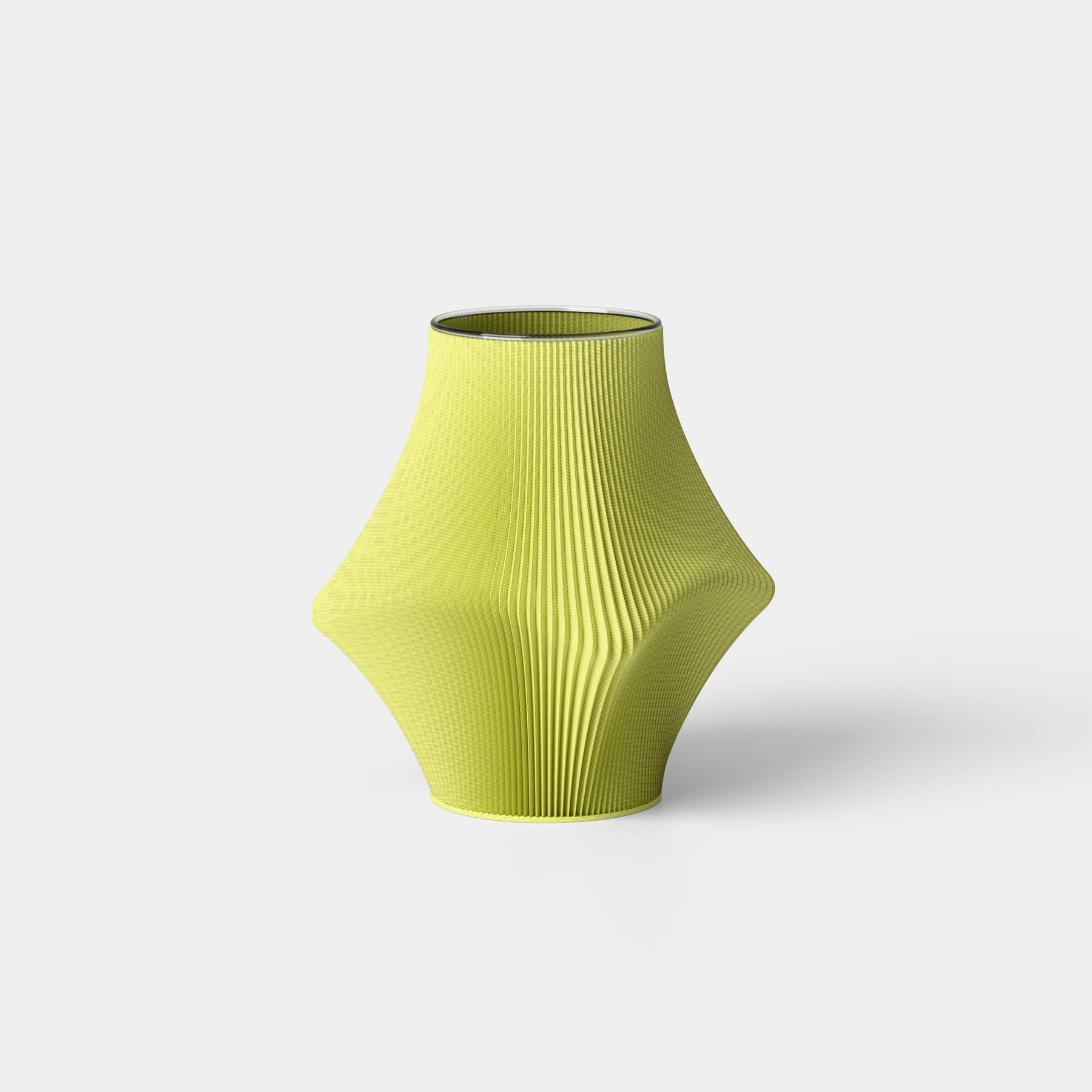 Brim 1 Vase in Funky Yellow, from Recozy