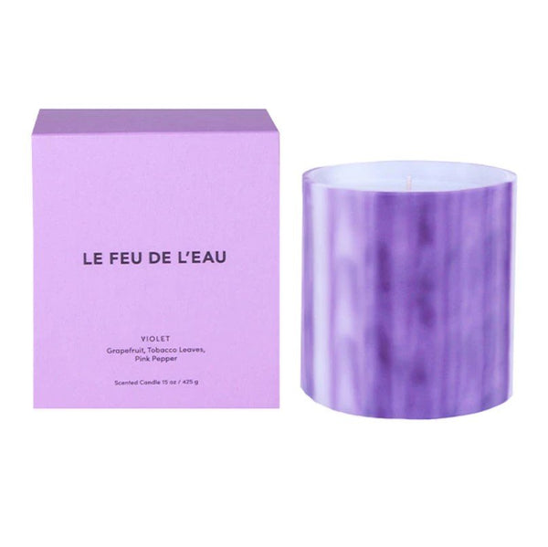 Violet Candle, from Le Feu De L'Eau