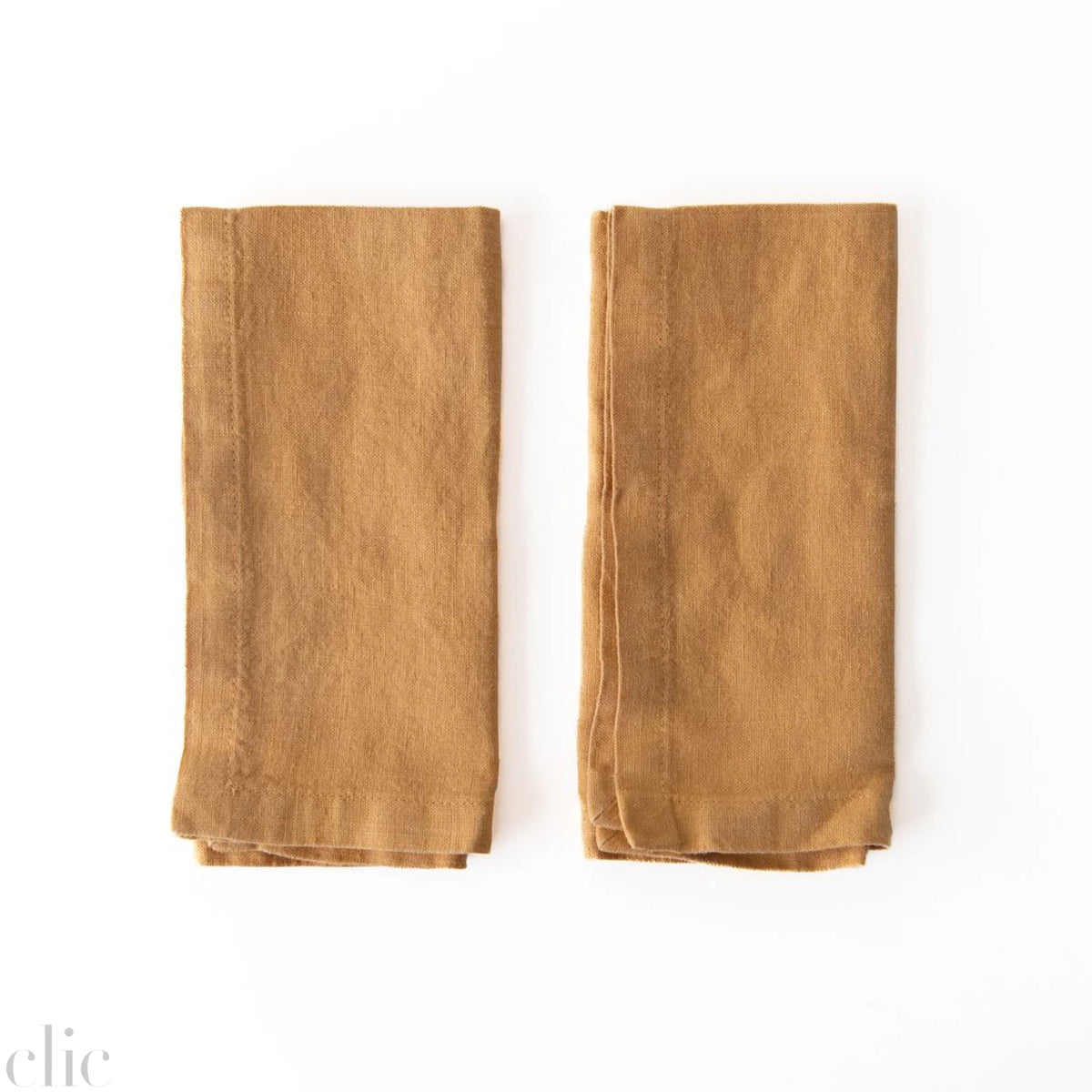 Honey Linen Napkins Set of 2, from Linen Tales