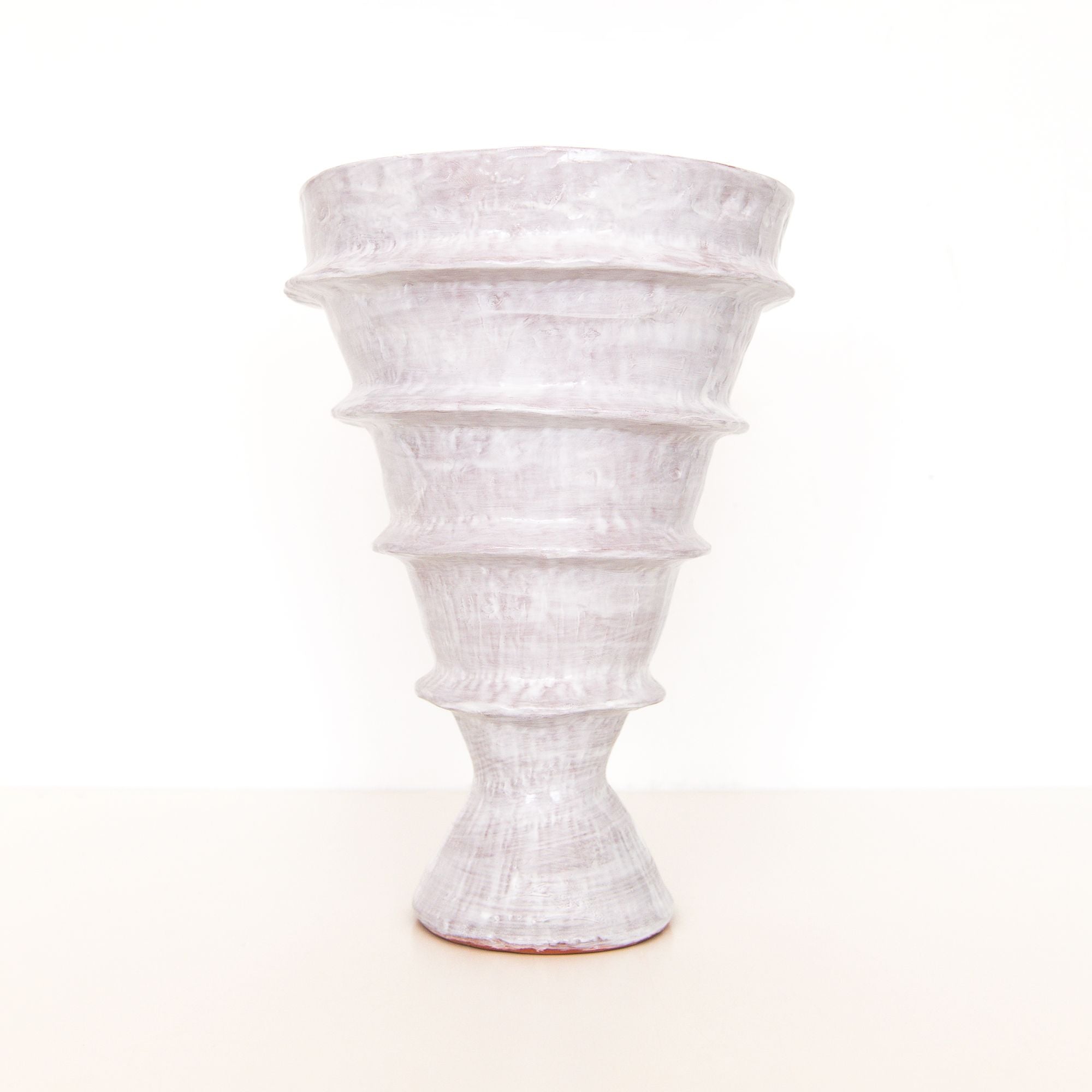 The Old Enchantment Round Footed Vase, from Ellen Robinson Studio