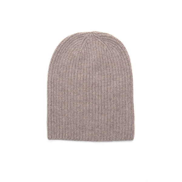 Cashmere Beanie in Peppercorn, from 8.6.4