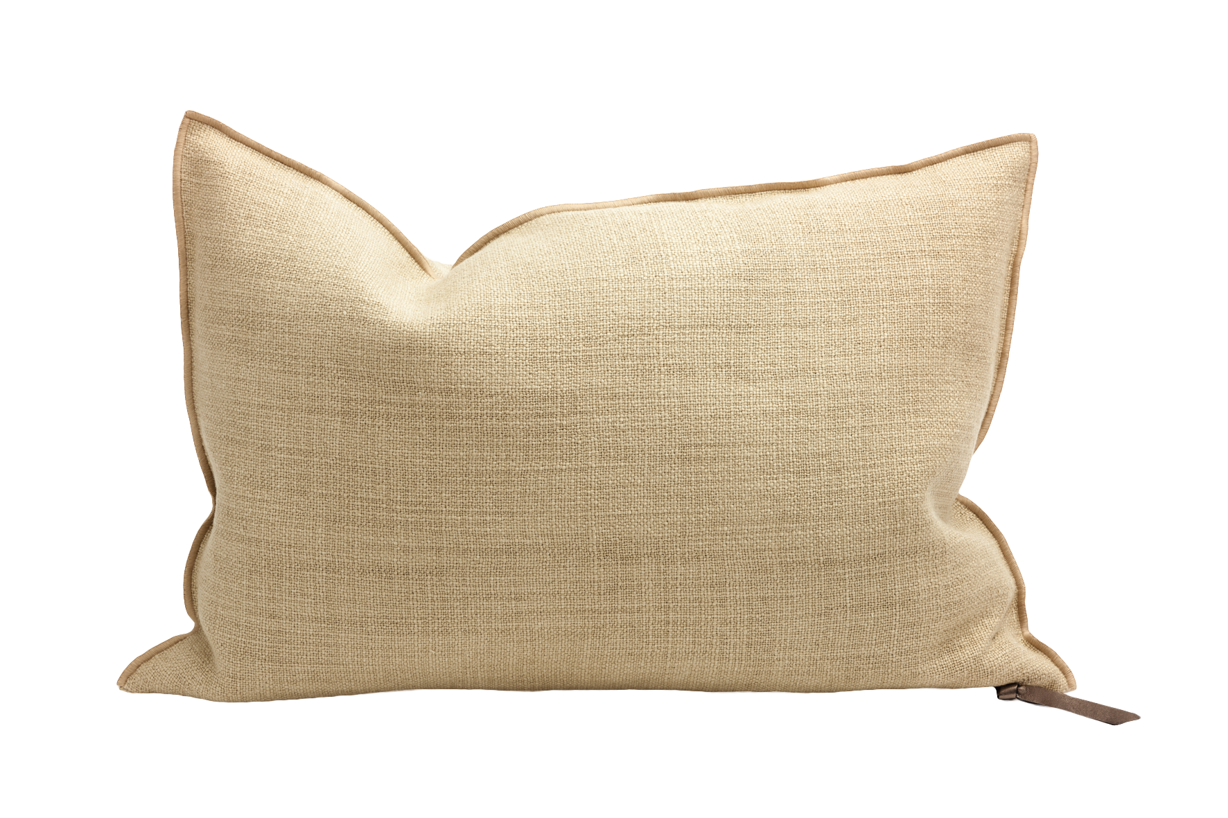 Vintage Canvas Linen Miel Pillow 16x24, from Maison de Vacances
