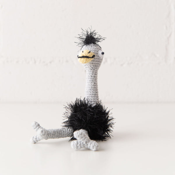 Hand Crochet Ostrich, from Ware of the Dog