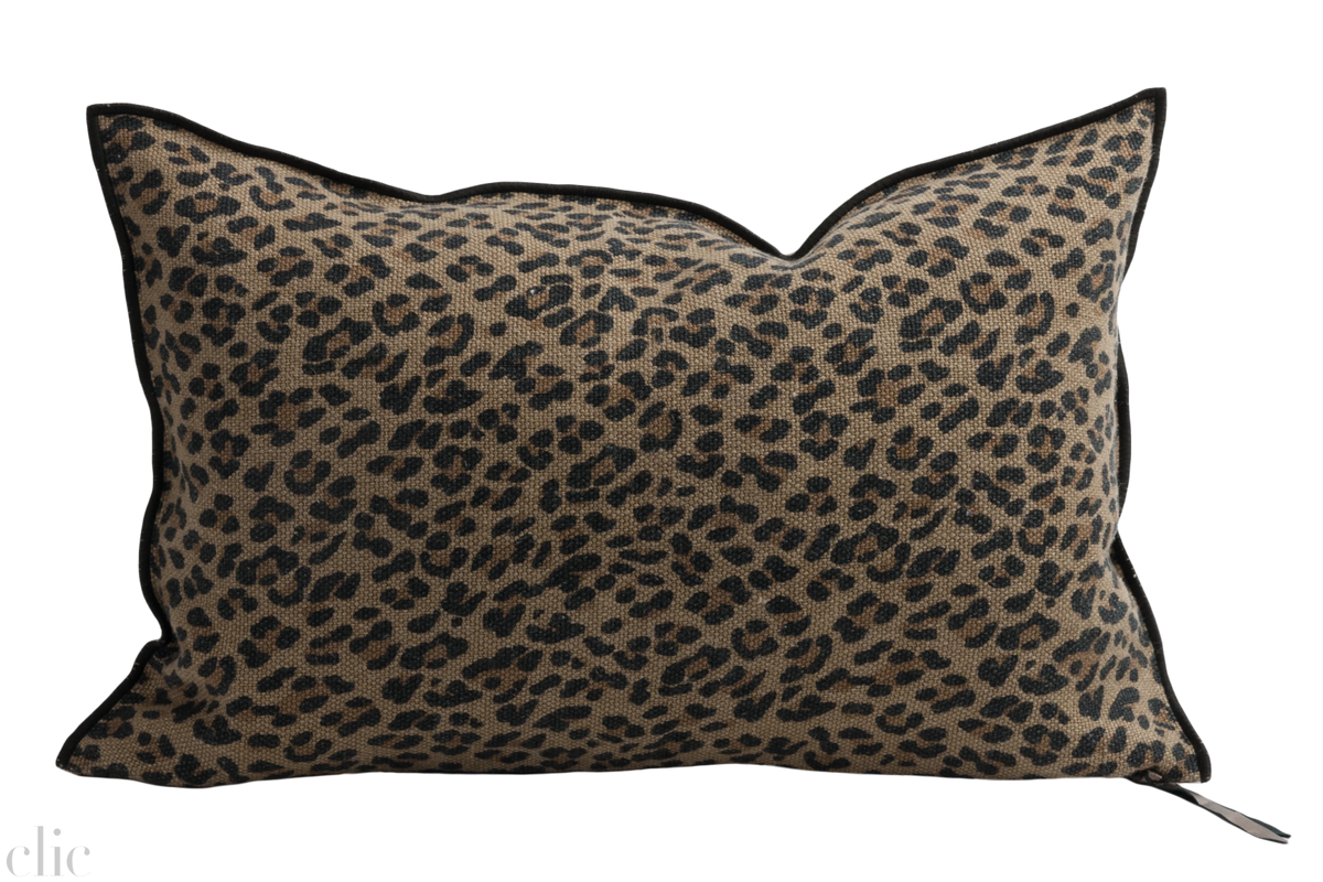 Wabi Sabi Panthere Pillow 16x24, from Maison de Vacances