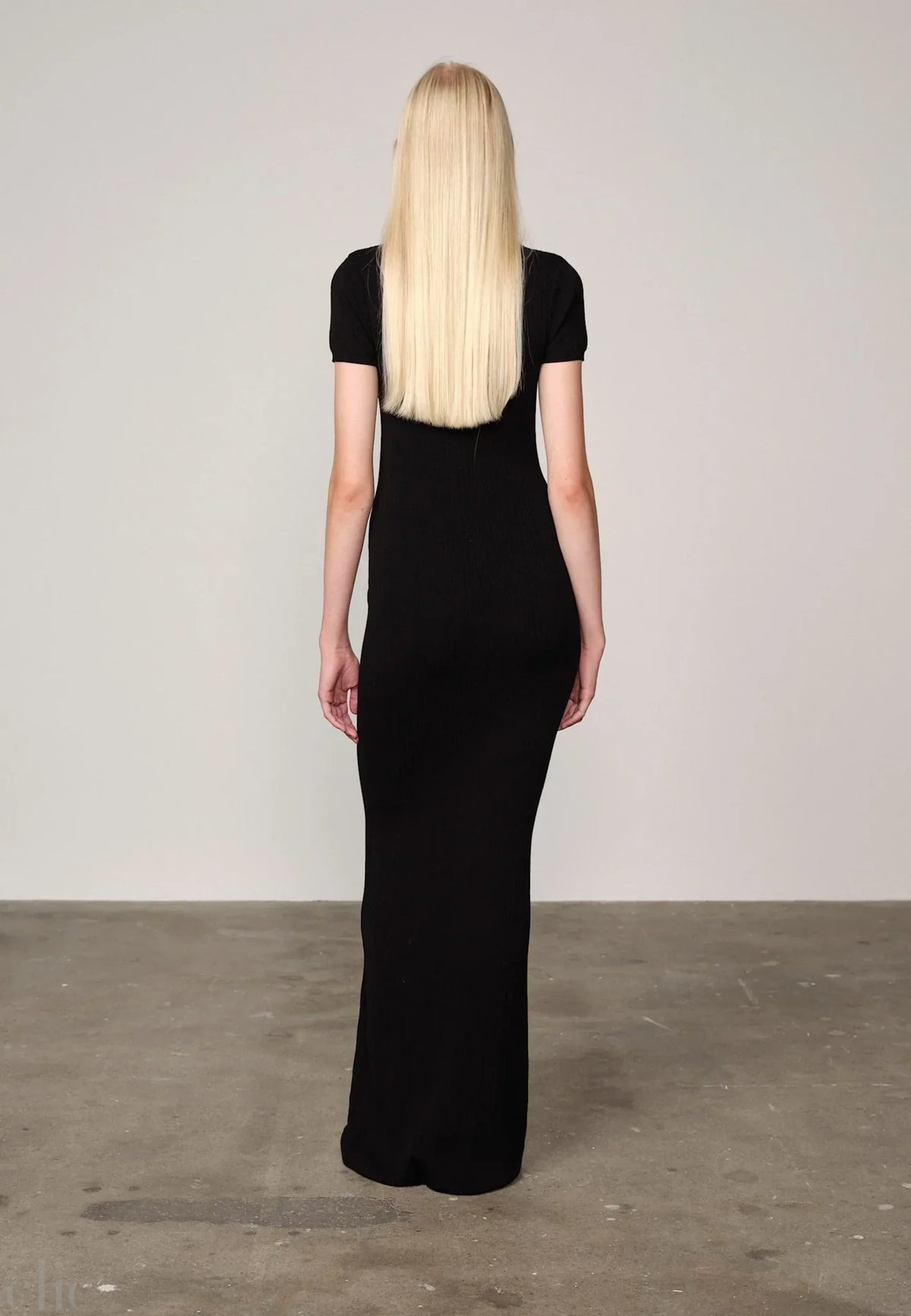 Wallance Knit Dress in Black, from Herskind