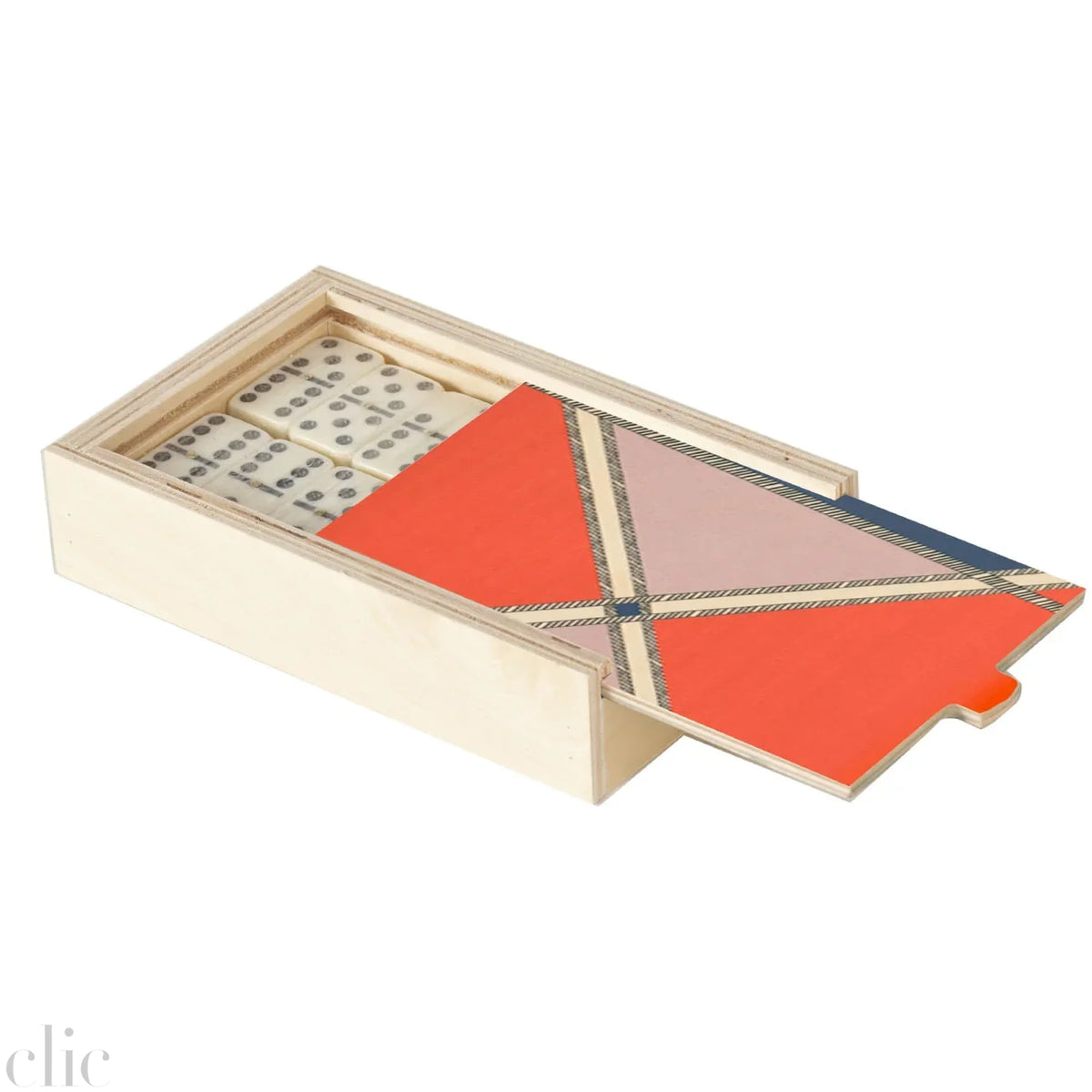 Wallis Domino Set in Tangerine, from Wolfum