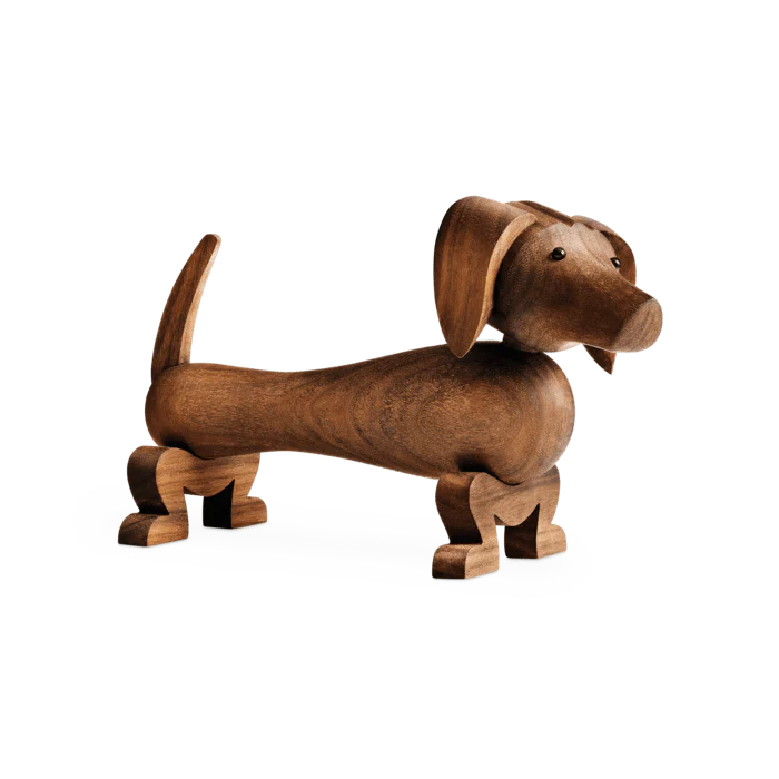 Dog in Walnut, from Kay Bojesen