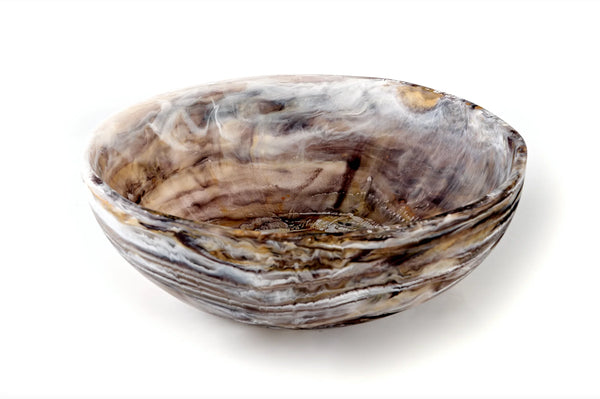 Wave Bowl in Mocha Swirl, from Nashi Home