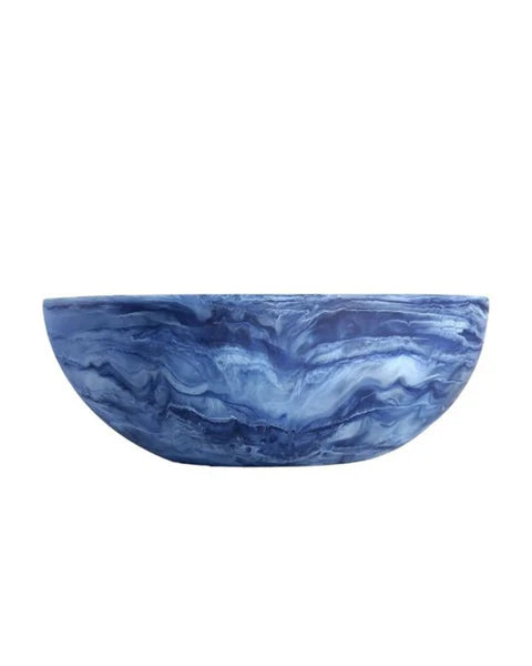 Wave Bowl in Denim Swirl, from Nashi Home