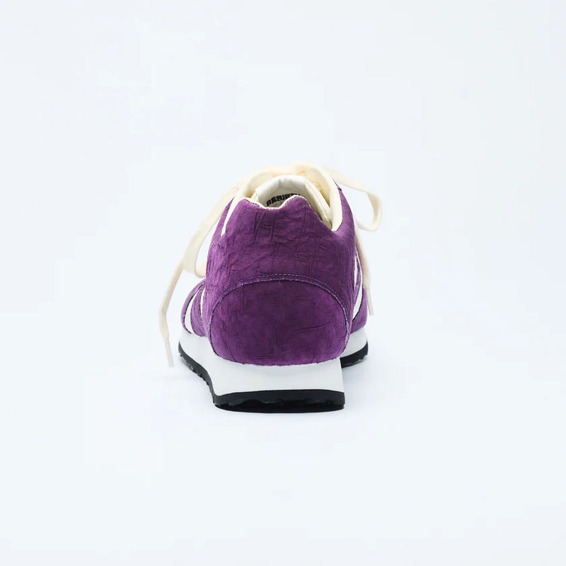 Tabi Trainer Airbag Sneakers in White and Purple, from Tabito