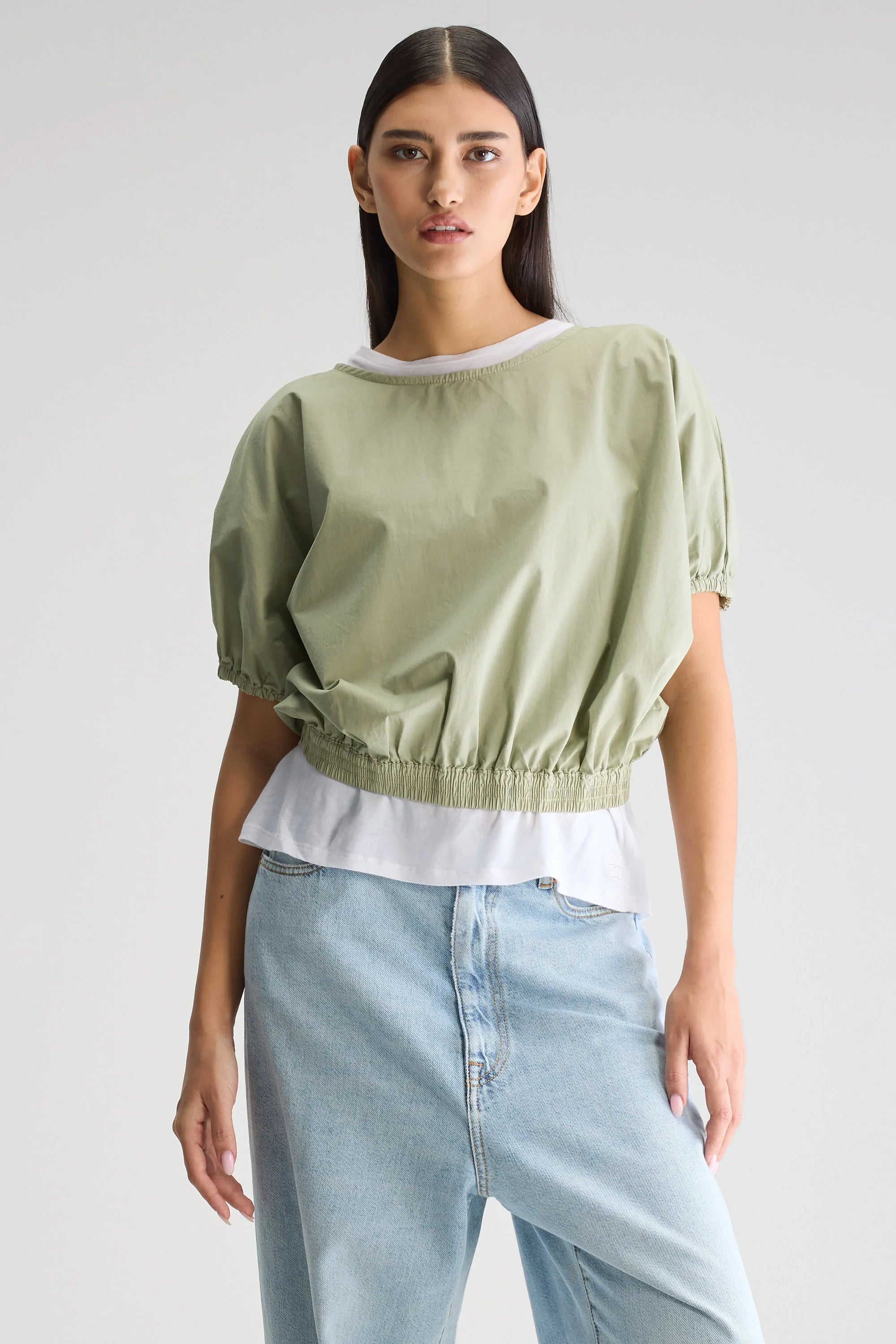Wilma Blouse in Cardamon, from Bellerose