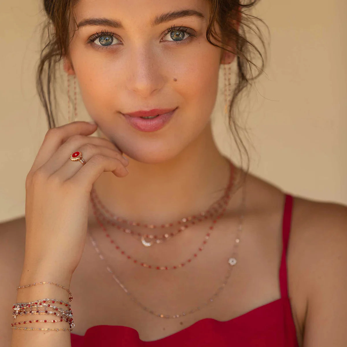 Classic Gigi Bordeaux Bracelet, Yellow Gold from Gigi Clozeau