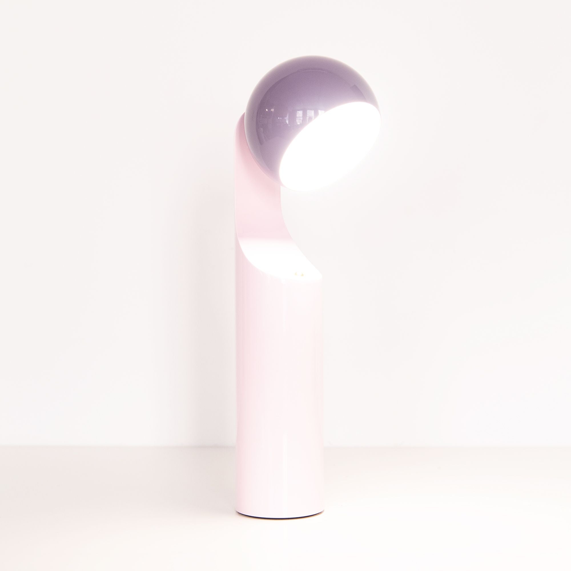 Mono Portable Reading Lamp in Purple and Pink, from Fine Lumens
