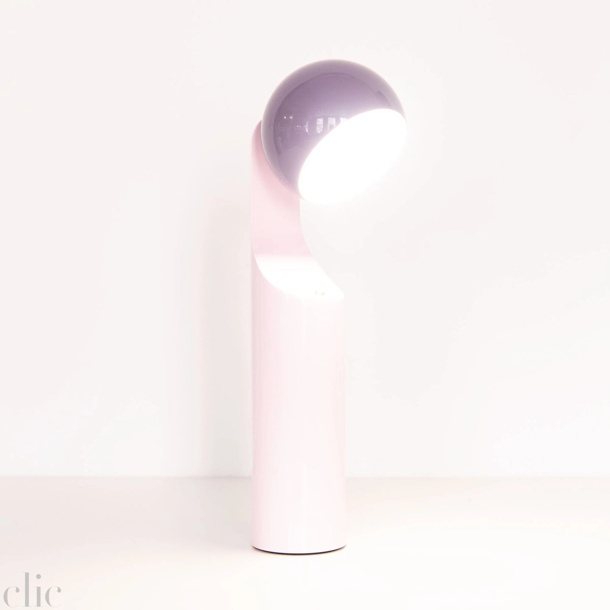 Portable Reading Lamp in Purple and Pink