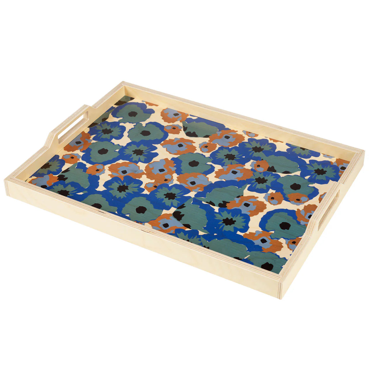 Poppy Serving Tray in Teal, from Wolfum