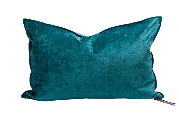 Velvet Pillow 16x24 Paon, from Maison De Vacances