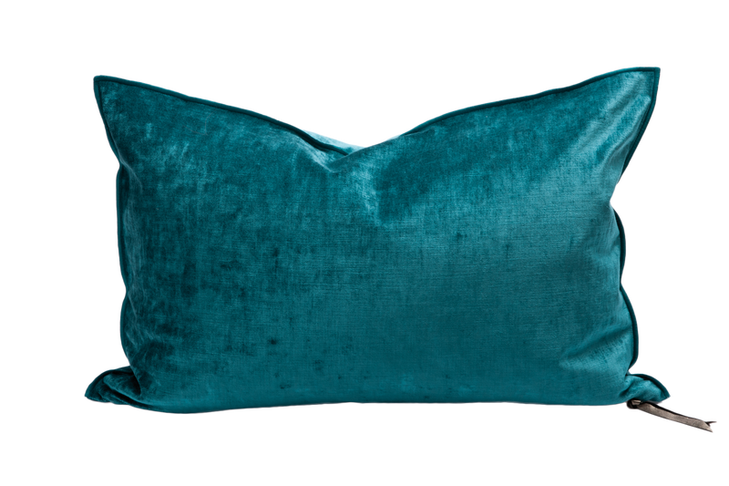 Velvet Pillow 16x24 Paon, from Maison De Vacances