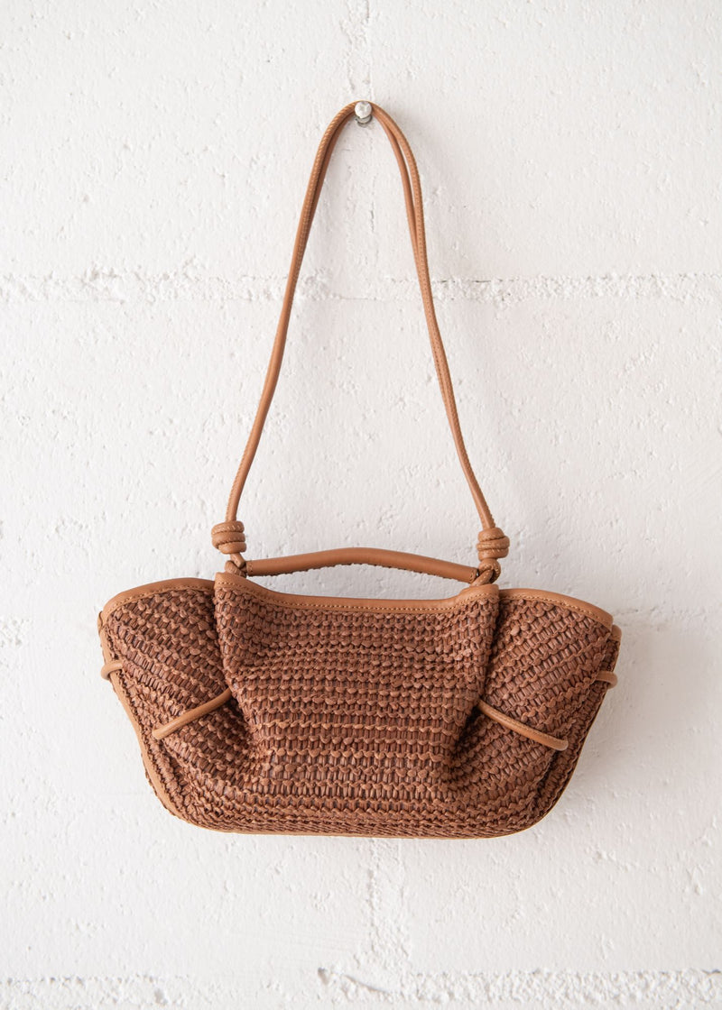 Arta Mini Raffia Bag in Tan, from Hereu