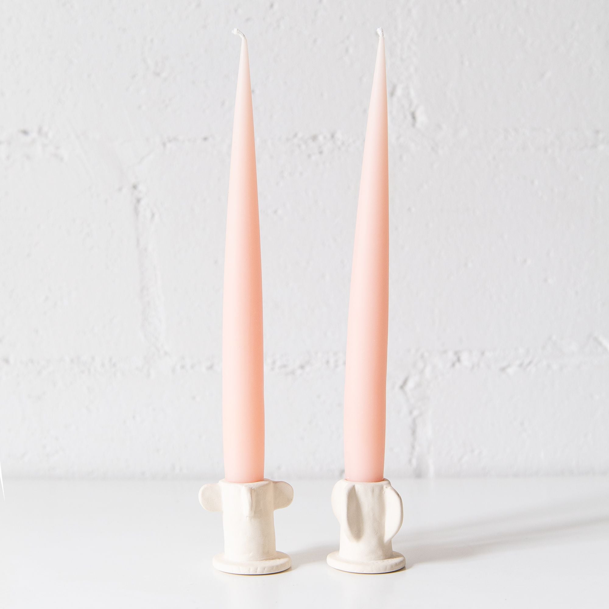Apollo Taper Candles in Blush, from Greentree Home