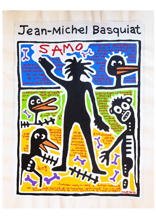 Jean Michel Basquiat Samo by Tiggy Ticehurst