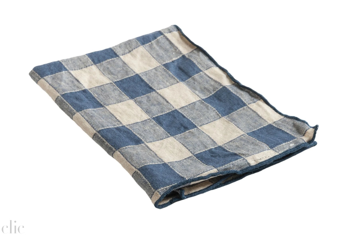 Vintage Kitchen Towel in Bleu de Delft, from Maison de Vacances