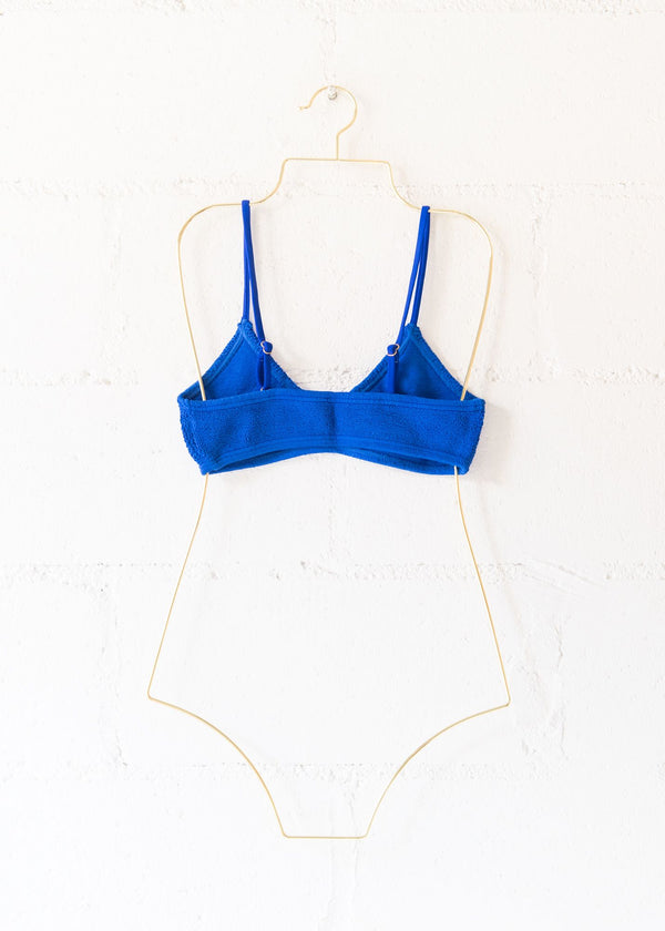 Maldives Spaghetti Straps Bikini Top in Royal Blue, from Love & Bikinis