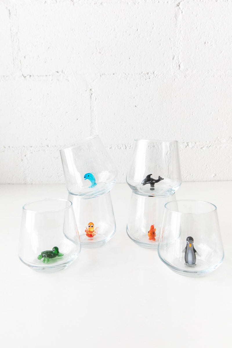 Ocean Drinking Glass Set 2, from Minizoo